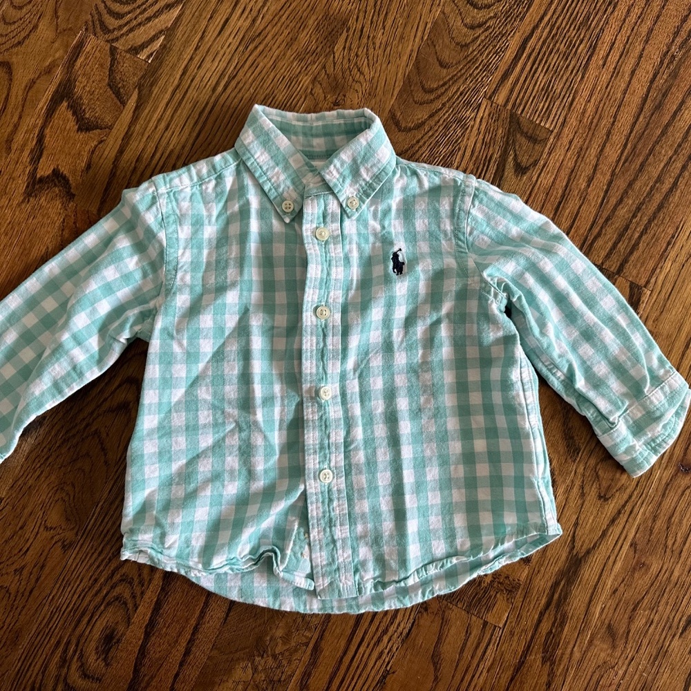 12M Ralph Lauren Button Down